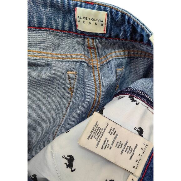 Alice + Olivia X BRONCO TRISH JEAN 26 - Picture 12 of 15